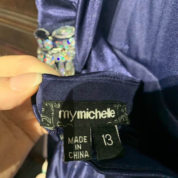 Navy blue formal dress - Picture 7 of 7